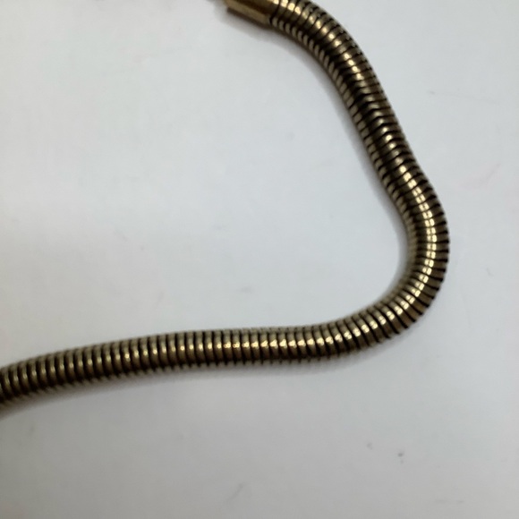 VINTAGE Gold & Rhinestone Clustered Bead Chain Necklace - Picture 8 of 8